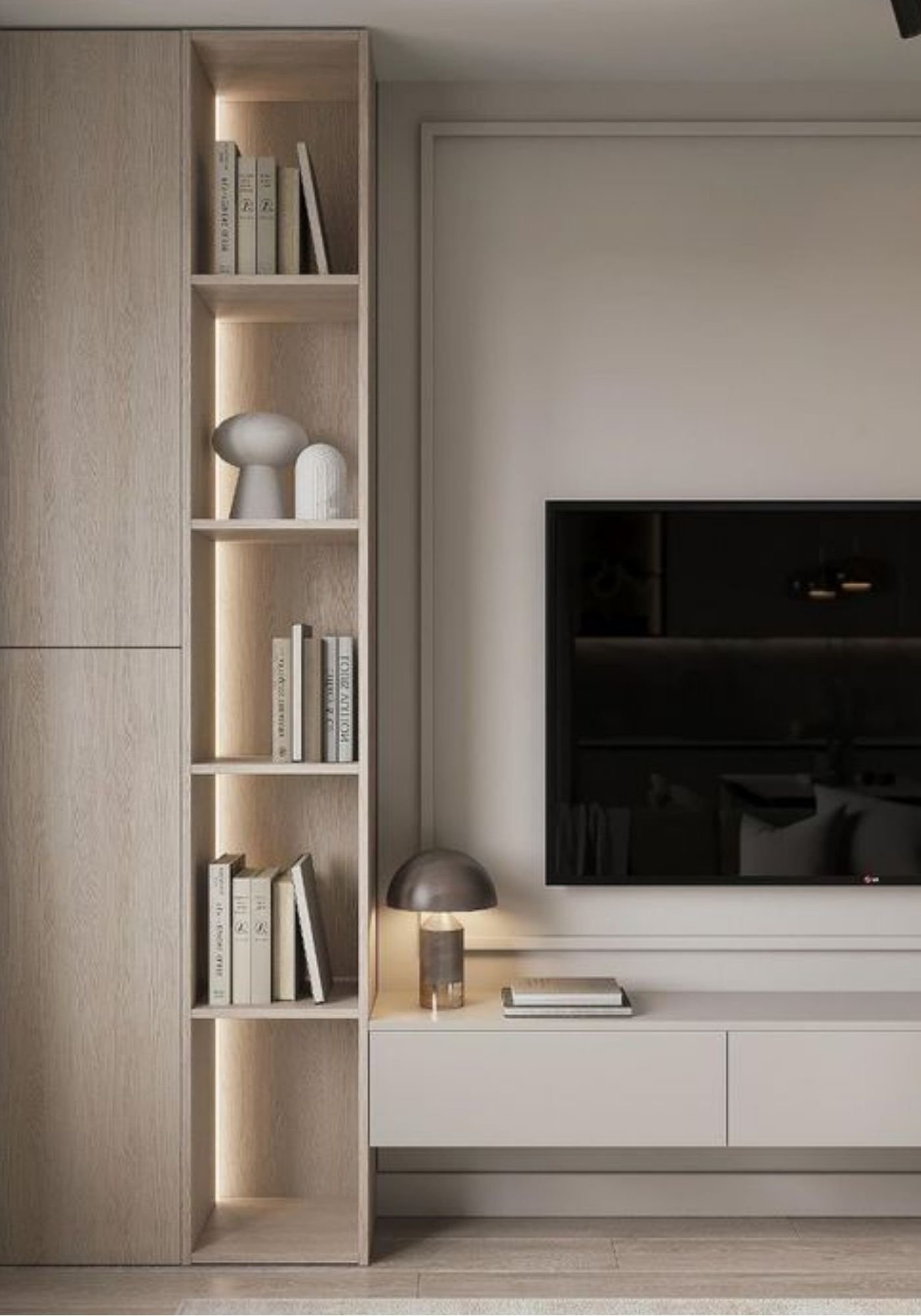 4M Villa - Bathroom Fluted Cabinetry
